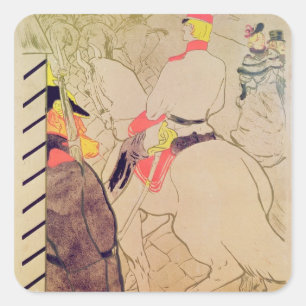 Adesivo Quadrado Henri de Toulouse-Lautrec Babilônia alemã, 18