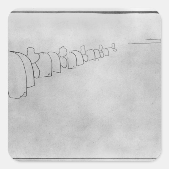 Adesivo Quadrado Henri de Toulouse-Lautrec | Teoria dos elefantes,  (Frente)