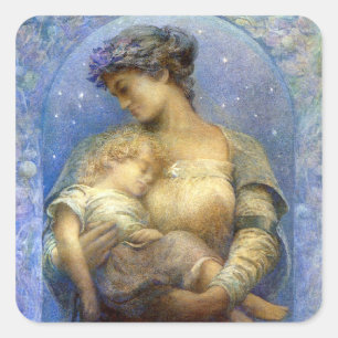 Adesivo Quadrado Henry Raymond Thompson: Noite santamente de O