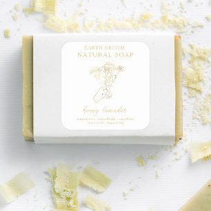 Adesivo Quadrado Herbal + Apothecary Square Sticker