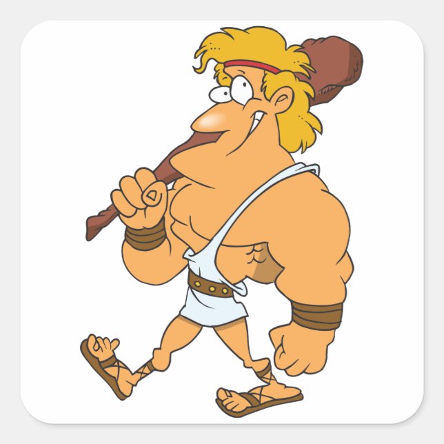 Adesivo Quadrado Hércules (Frente)