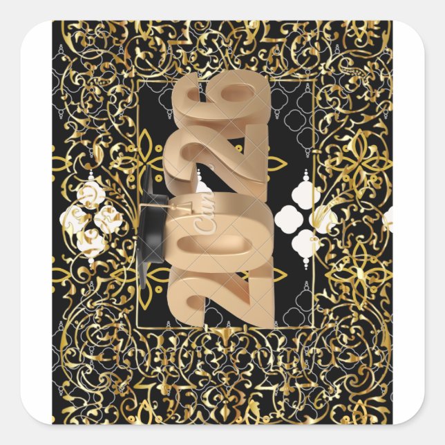 Adesivo Quadrado Here’s a polished envelope designfor sticker (Frente)