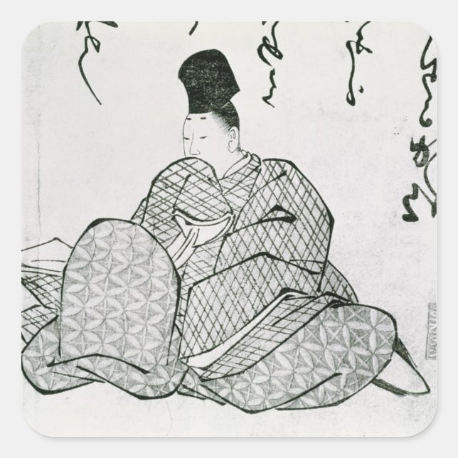 Adesivo Quadrado Herói de um Monogatari (Frente)