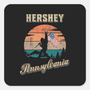 Adesivo Quadrado Hershey Pensilvânia