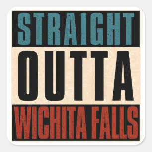 Adesivo Quadrado Hetero de Wichita Falls Texas TX