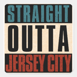 Adesivo Quadrado Hetero fora de Jersey City New Jersey NJ