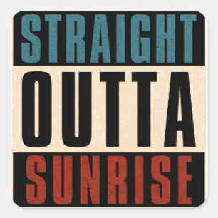Adesivo Quadrado Hetero fora de Sunrise Flórida FL