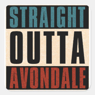 Adesivo Quadrado Hetero Outta Avondale Arizona AZ