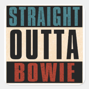 Adesivo Quadrado Hetero Outta Bowie Maryland MD