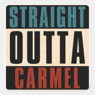 Adesivo Quadrado Hetero Outta Carmel Indiana EM