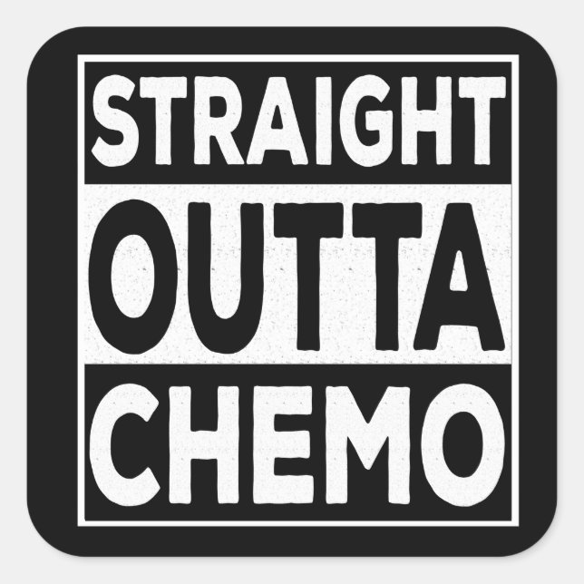 Adesivo Quadrado Hetero Outta Chemo (Frente)