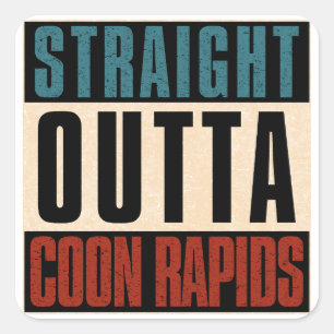 Adesivo Quadrado Hetero Outta Coon Rapids Minnesota MN