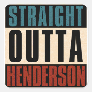 Adesivo Quadrado Hetero Outta Henderson Nevada NV
