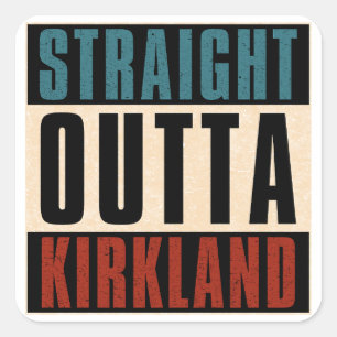Adesivo Quadrado Hetero Outta Kirkland Washington