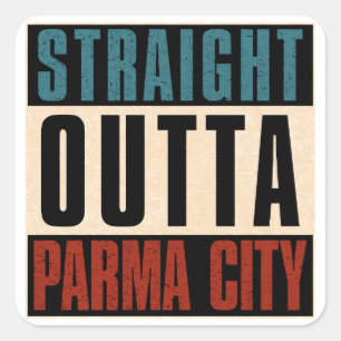 Adesivo Quadrado Hetero Outta Parma Ohio OH
