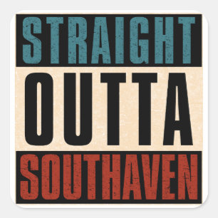 Adesivo Quadrado Hetero Outta Southaven Mississippi MS