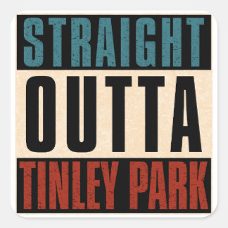 Adesivo Quadrado Hetero Outta Tinley Park Illinois IL