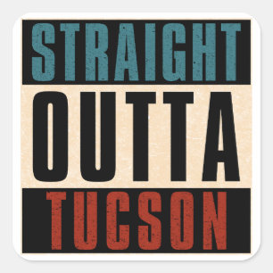 Adesivo Quadrado Hetero Outta Tucson Arizona AZ