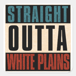 Adesivo Quadrado Hetero Outta White Plains New York NY