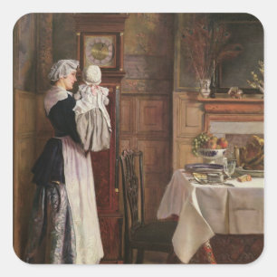 Adesivo Quadrado Hicória, Dickory, doca