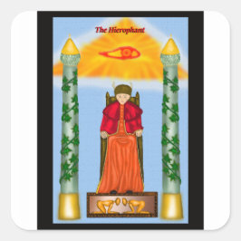 Adesivo Quadrado Hierofant - Sticker