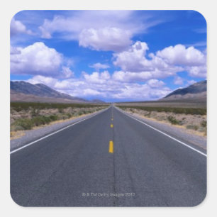 Adesivo Quadrado Highway Through Death Valley, Califórnia