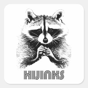 Adesivo Quadrado Hijinks em Raccoon