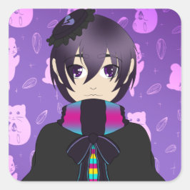 Adesivo Quadrado Hikaru Ohayashi