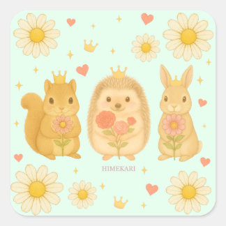 Adesivo Quadrado HIMEKARI Stars Sticker – Green