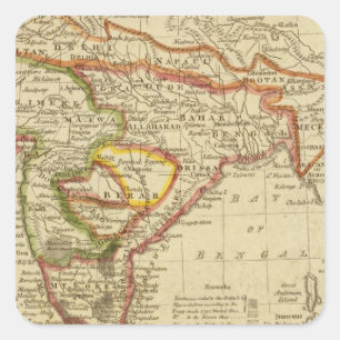 Adesivo Quadrado Hindoostan ou India