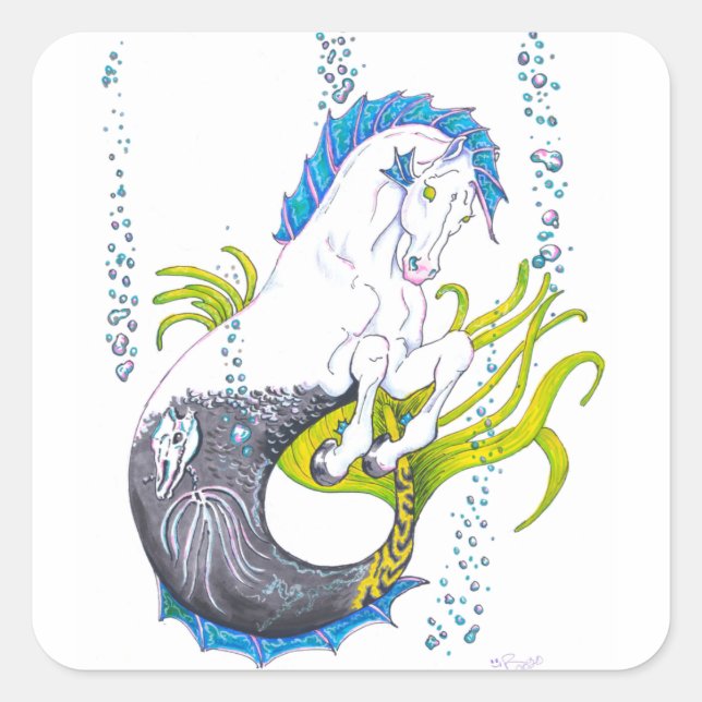 Adesivo Quadrado Hippocampus (crânio) (Frente)