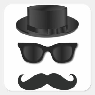 Adesivo Quadrado Hipster