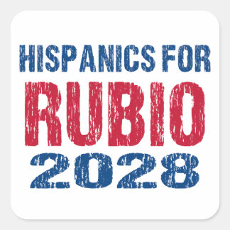 Adesivo Quadrado Hispânicos para Rubio 2028