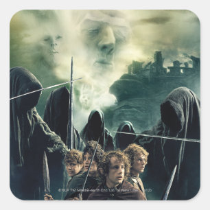 Adesivo Quadrado Hobbits Ready to Battle