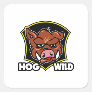 ADESIVO QUADRADO HOG WILD