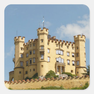 Adesivo Quadrado Hohenschwangau Castle Alemanha