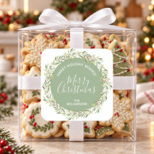 Holly Wreath Natal Natal - Baking Holiday