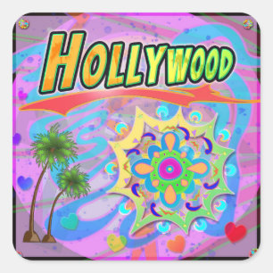 Adesivo Quadrado Hollywood True Progress Sticker