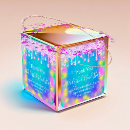 Adesivo Quadrado Hológrafo Obrigado Diamond Drives Unhas Quentes Ro