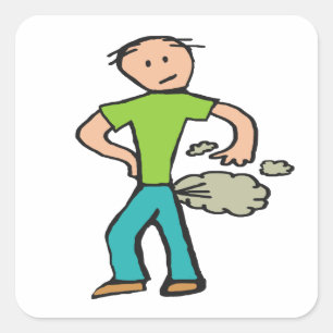 Adesivo Quadrado Homem de fazenda