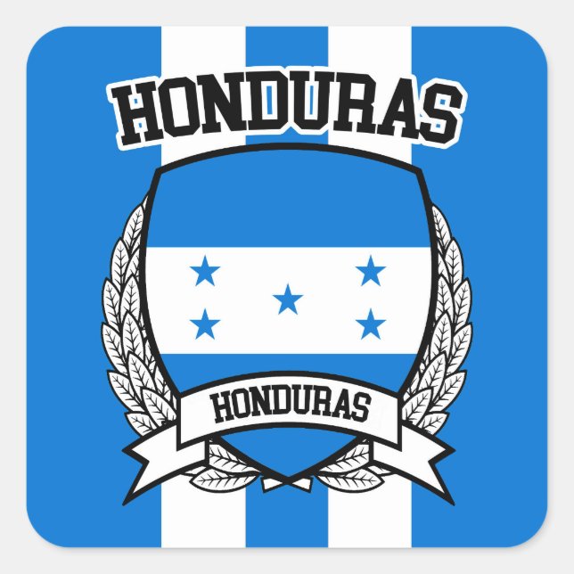 Adesivo Quadrado Honduras (Frente)