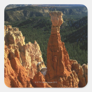 Adesivo Quadrado Hoodoos na garganta da água