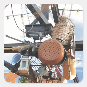 Adesivo Quadrado Hora do inverno