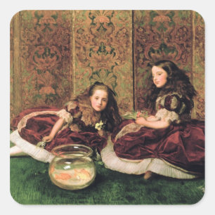 Adesivo Quadrado Horas do lazer, 1864