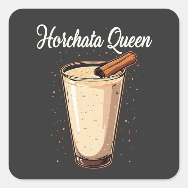 Adesivo Quadrado Horchata Queen (Espanha) (Frente)