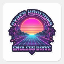 Horizontes Cibernéticos Drive Sem Fim - Synthwave