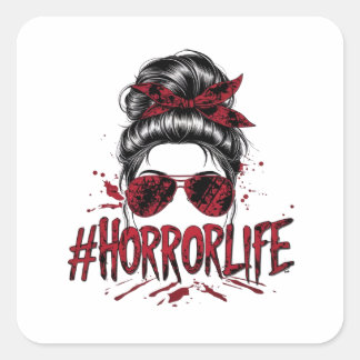 ADESIVO QUADRADO HORRORLIFE