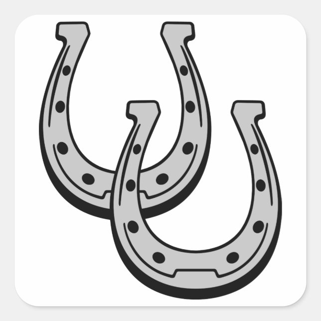 ADESIVO QUADRADO HORSESHOES (Frente)