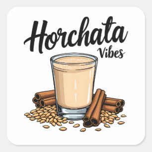 Adesivo Quadrado Hortacha Vibes Espanhol Bebidas Mexicanas