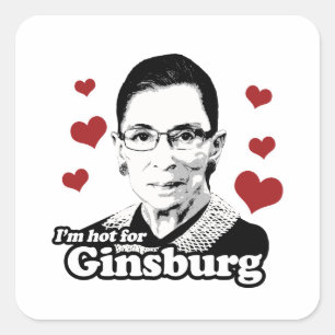 Adesivo Quadrado Hot para Ginsburg